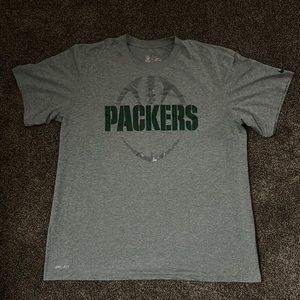 Team NFL DRI-FIT T-Shirt Green Bay Packers Size XL EXCELLENT PREOWNED CONDITION